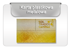 Metallic plastic card